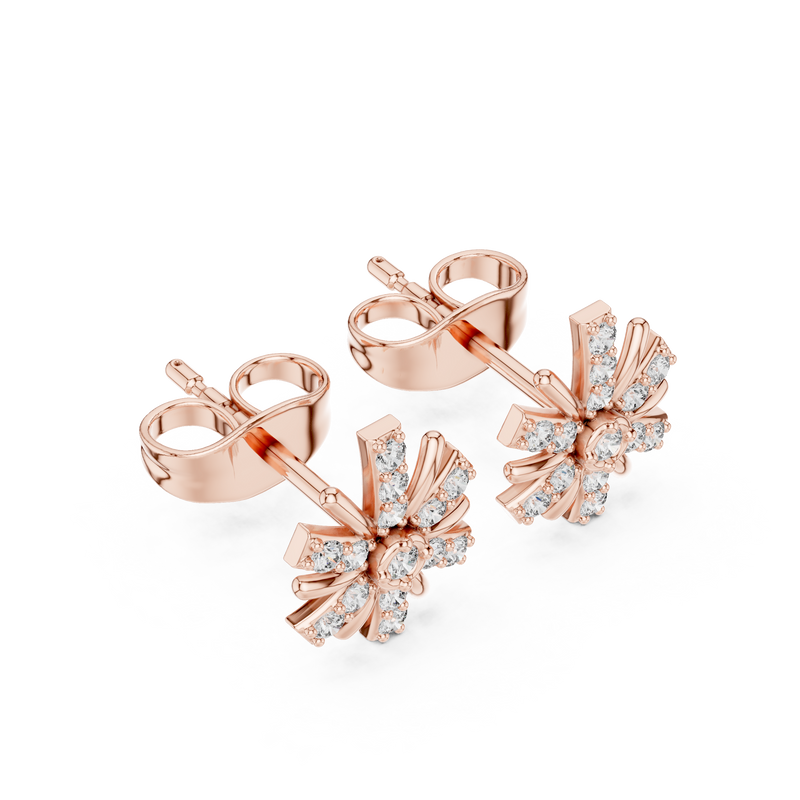 Earring 9#10091E@7 - Rose Gold - Image