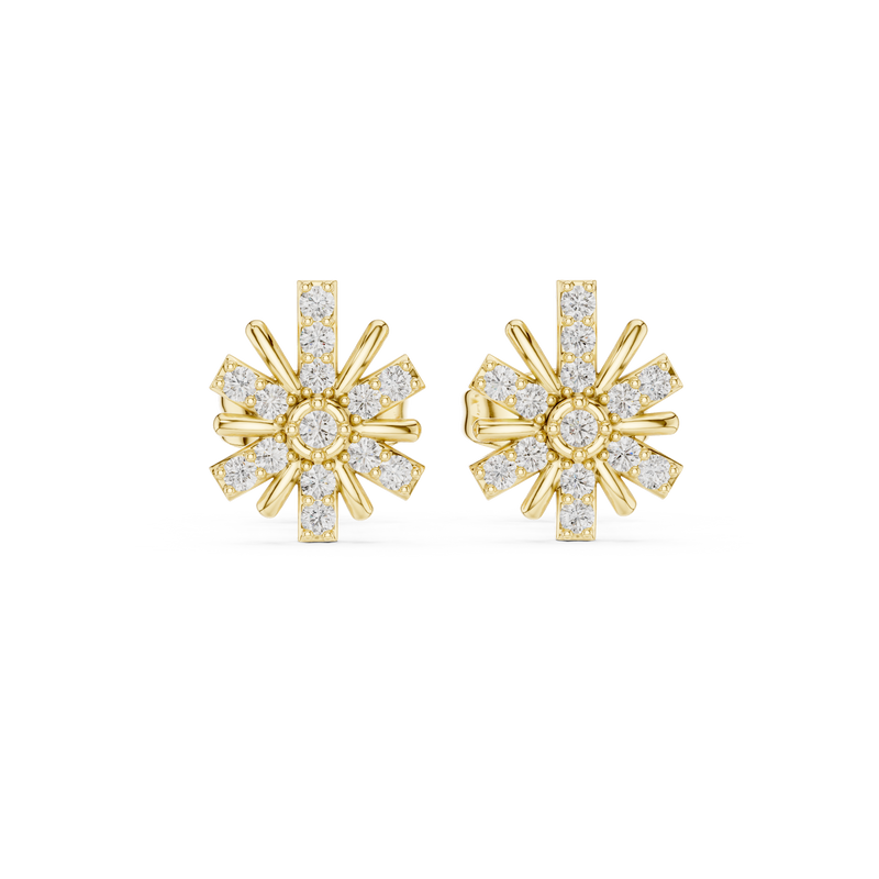 Earring 9#10091E@7 - Yellow Gold - Image