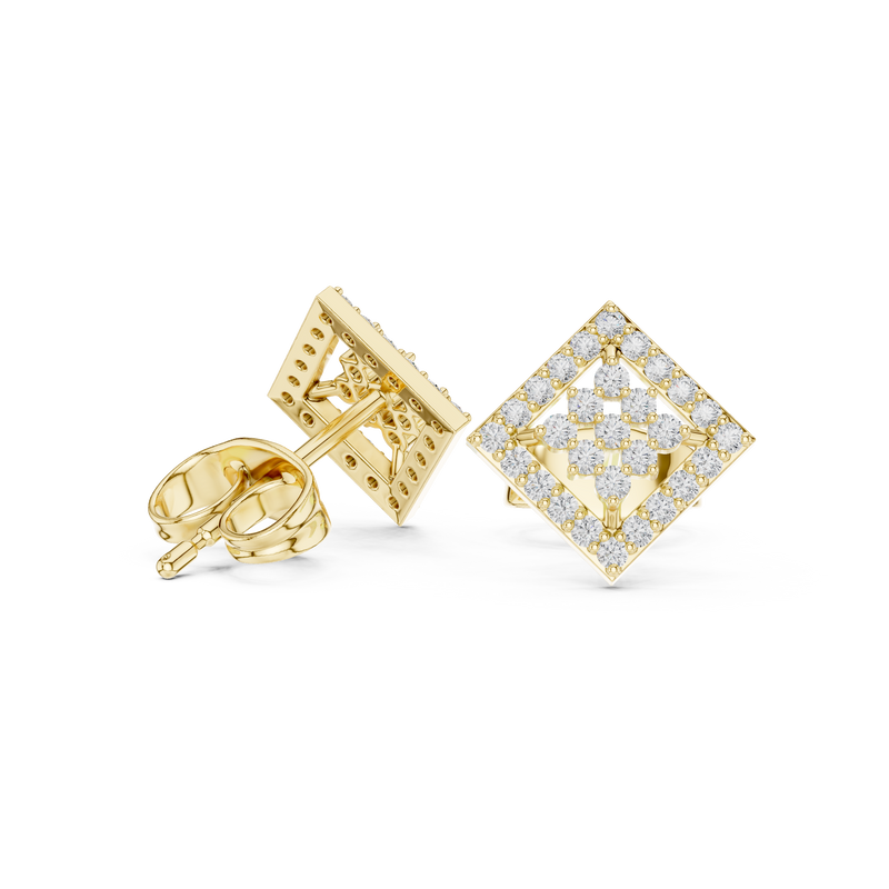 Earring 9#10092E - Yellow Gold - Image