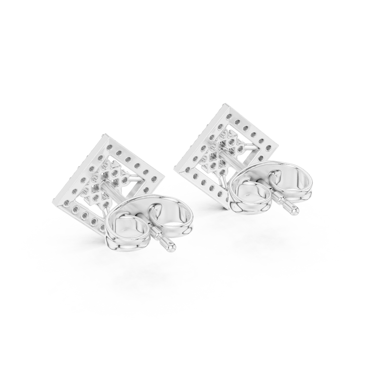 Earring 9#10092E - White Gold - Image