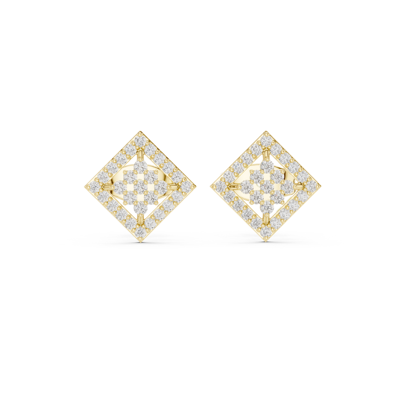 Earring 9#10092E - Yellow Gold - Image