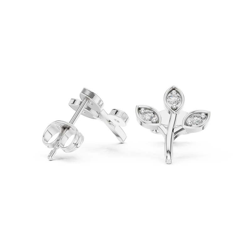Earring 9#10093E - White Gold - Image
