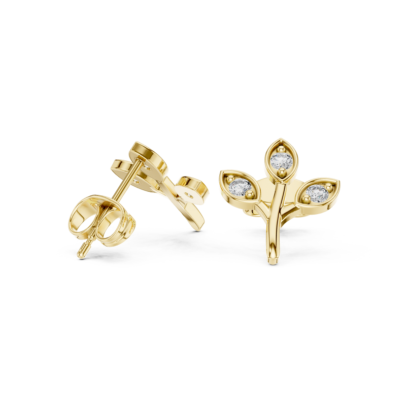 Earring 9#10093E - Yellow Gold - Image