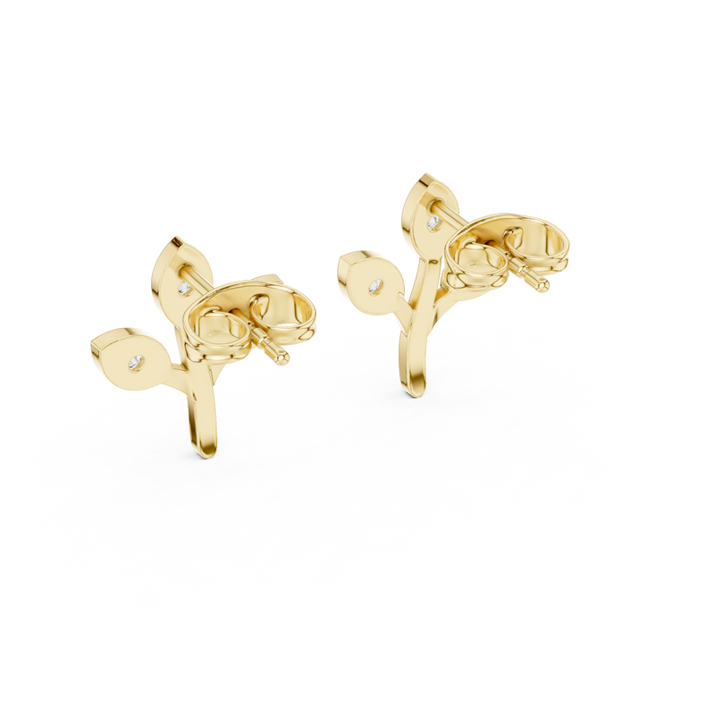 Earring 9#10093E - Yellow Gold - Image