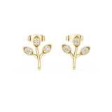 Earring 9#10093E - Yellow Gold - Image