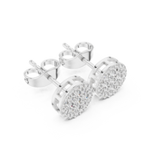 Earring 9#10096E - White Gold - Image