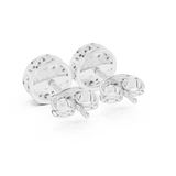 Earring 9#10096E - White Gold - Image