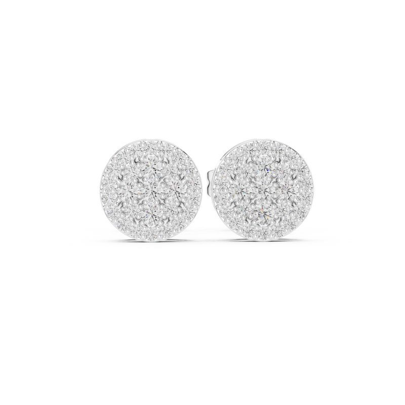 Earring 9#10096E - White Gold - Image