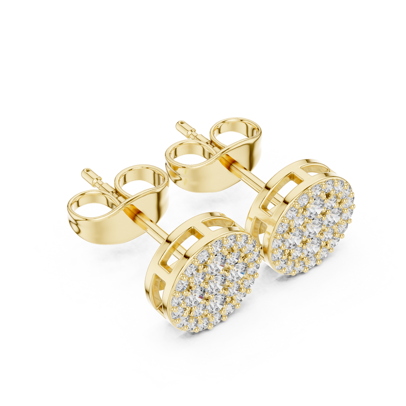 Earring 9#10096E - Yellow Gold - Image
