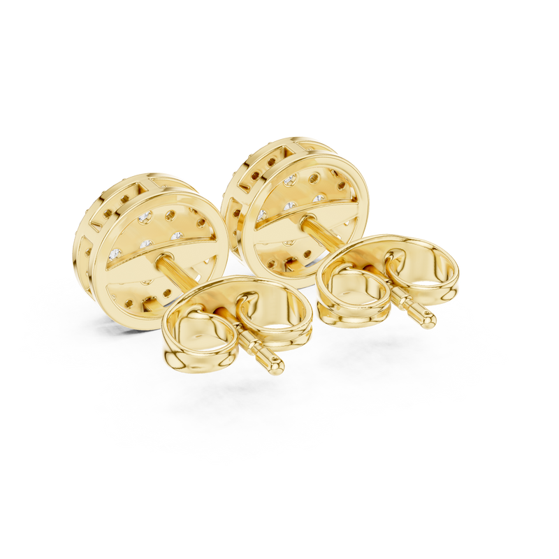Earring 9#10096E - Yellow Gold - Image