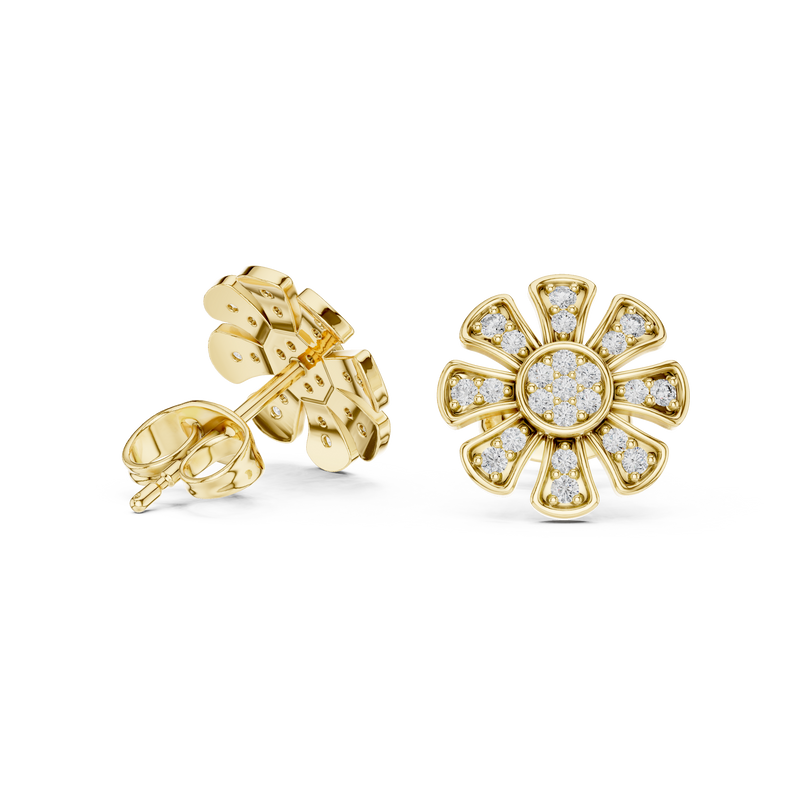 Earring 9#10097E - Yellow Gold - Image
