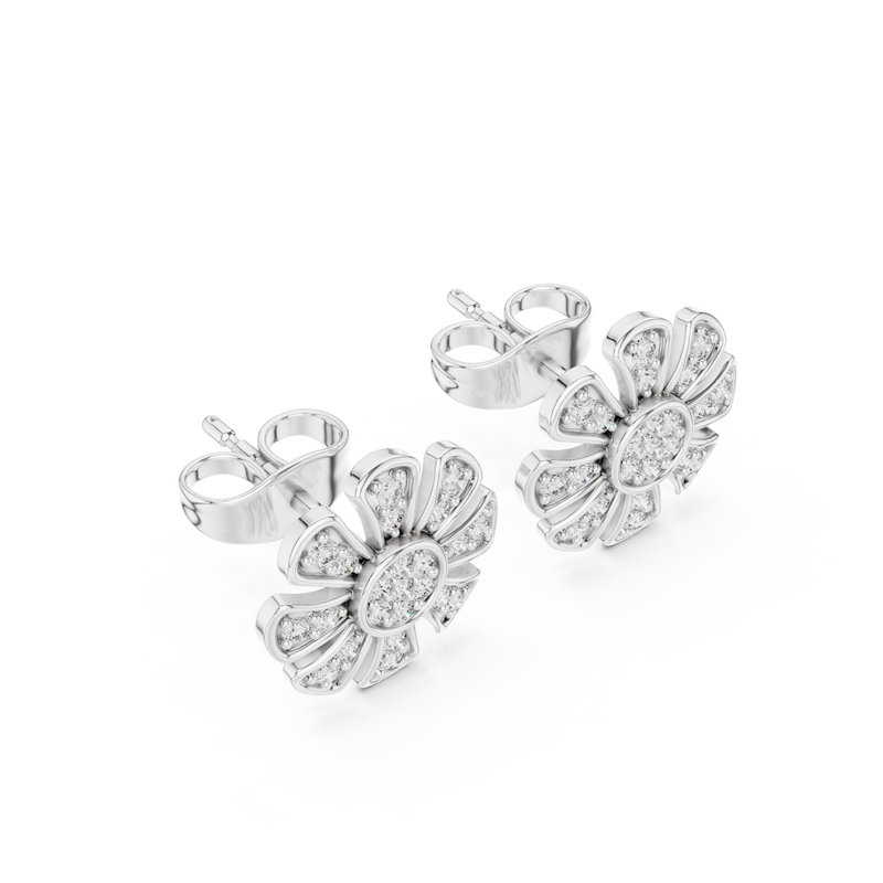Earring 9#10097E - White Gold - Image