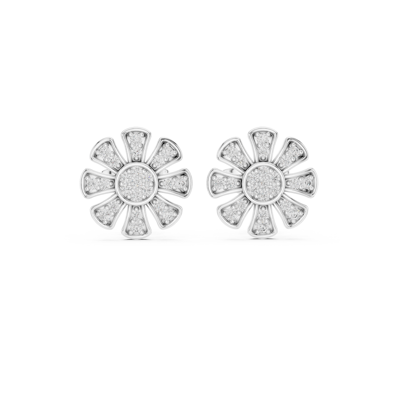 Earring 9#10097E - White Gold - Image
