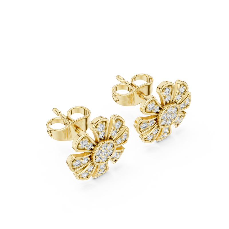 Earring 9#10097E - Yellow Gold - Image