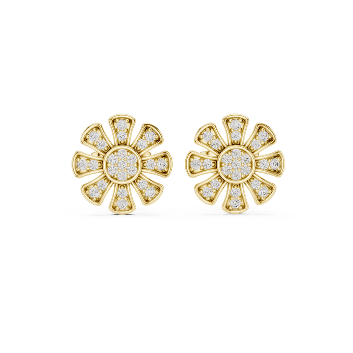 Earring 9#10097E - Yellow Gold - Image