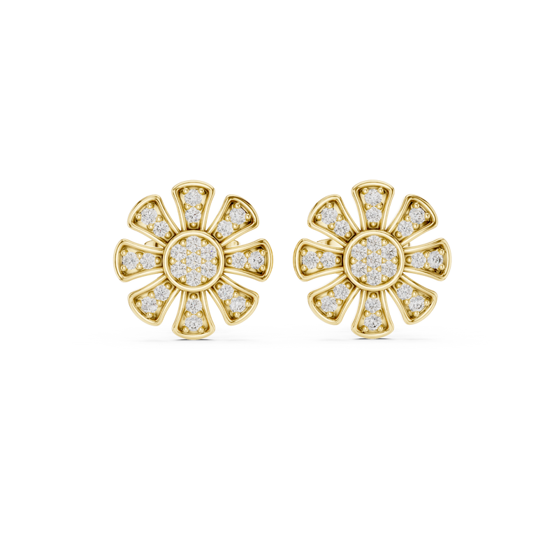 Earring 9#10097E - Yellow Gold - Image