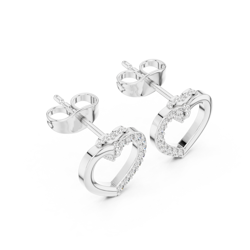 Earring 9#10098E - White Gold - Image