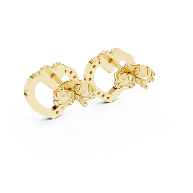 Earring 9#10098E - Yellow Gold - Image