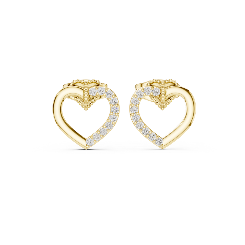 Earring 9#10098E - Yellow Gold - Image