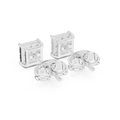 Earring 9#10099E - White Gold - Image