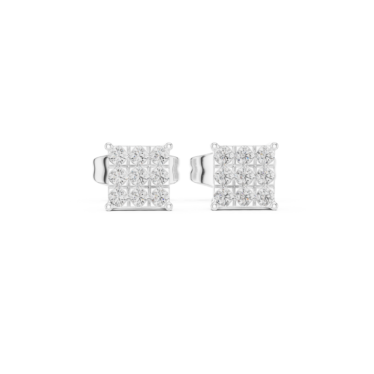 Earring 9#10099E - White Gold - Image