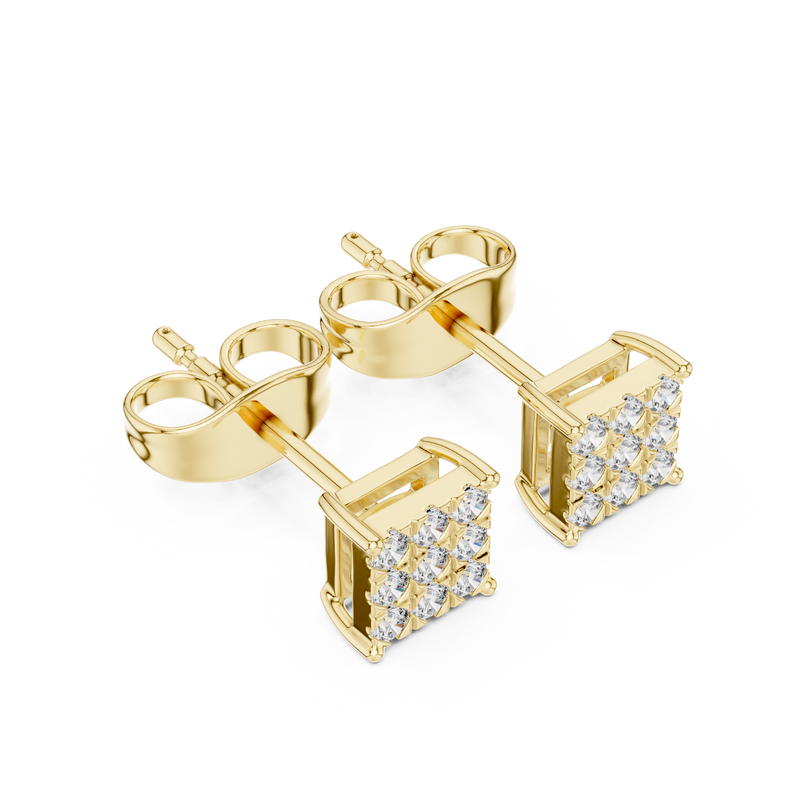 Earring 9#10099E - Yellow Gold - Image