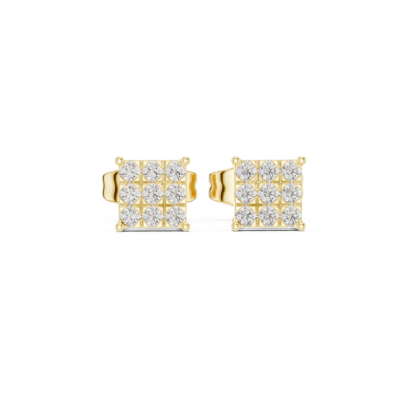 Earring 9#10099E - Yellow Gold - Image