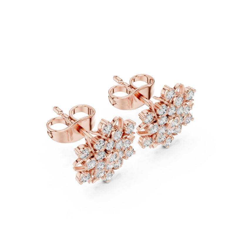 Earring 9#10100E - Rose Gold - Image