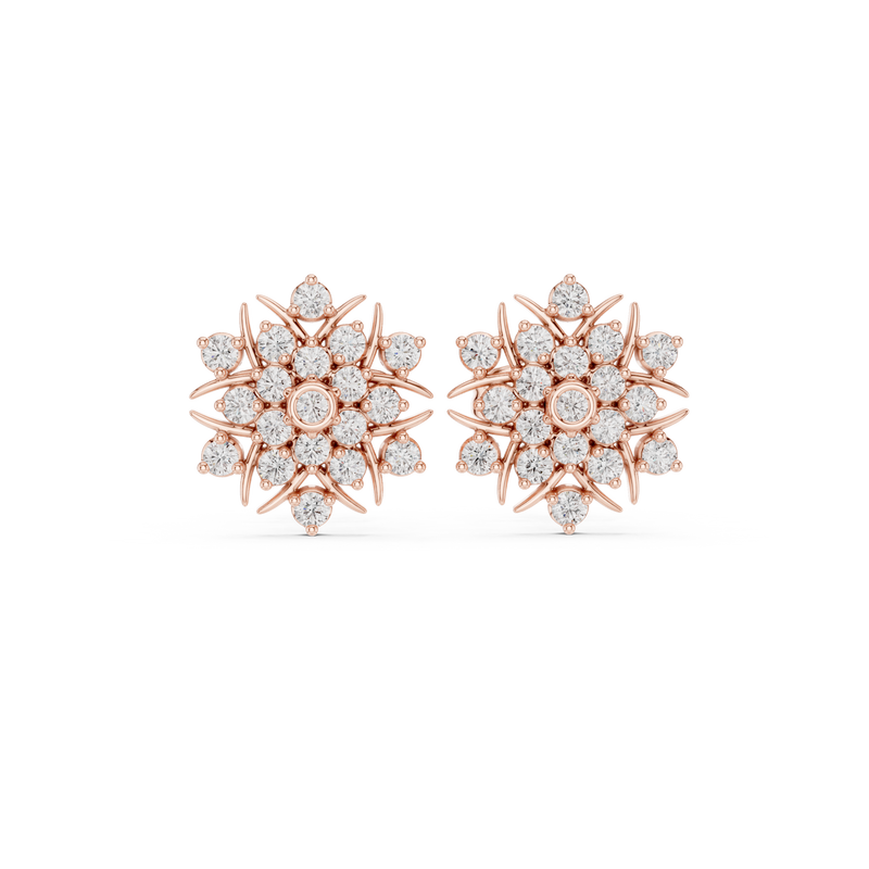 Earring 9#10100E - Rose Gold - Image