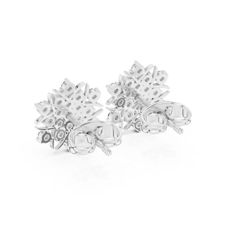 Earring 9#10100E - White Gold - Image