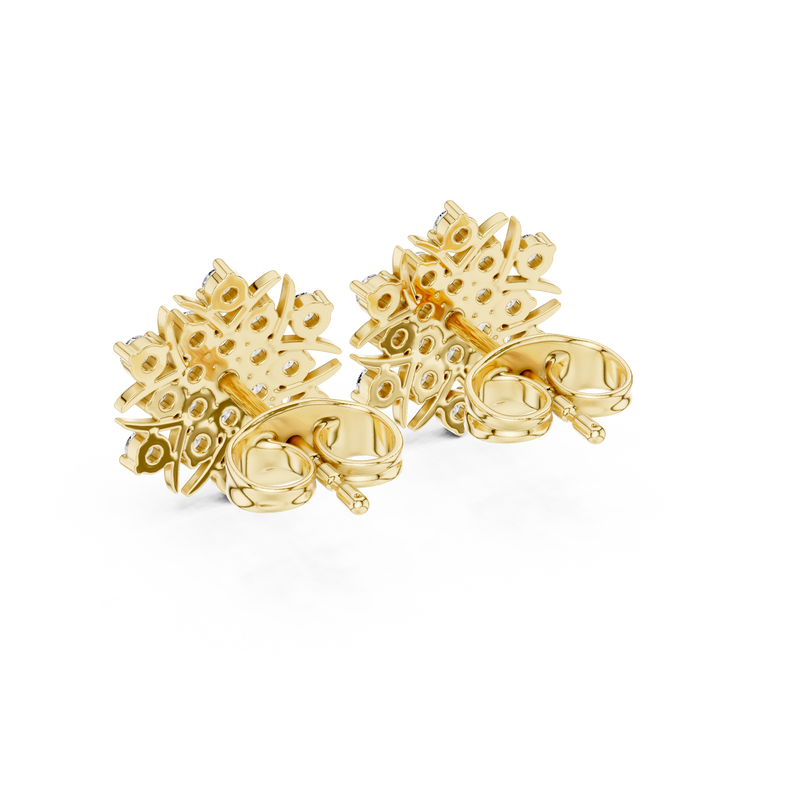 Earring 9#10100E - Yellow Gold - Image
