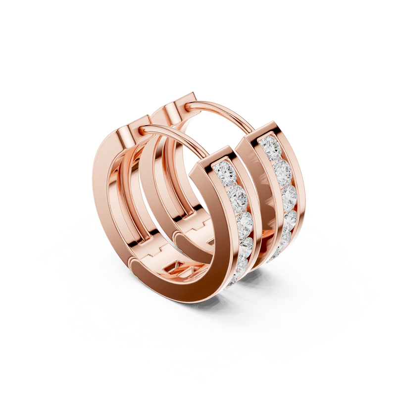 Earring 9#10114E - Rose Gold - Image