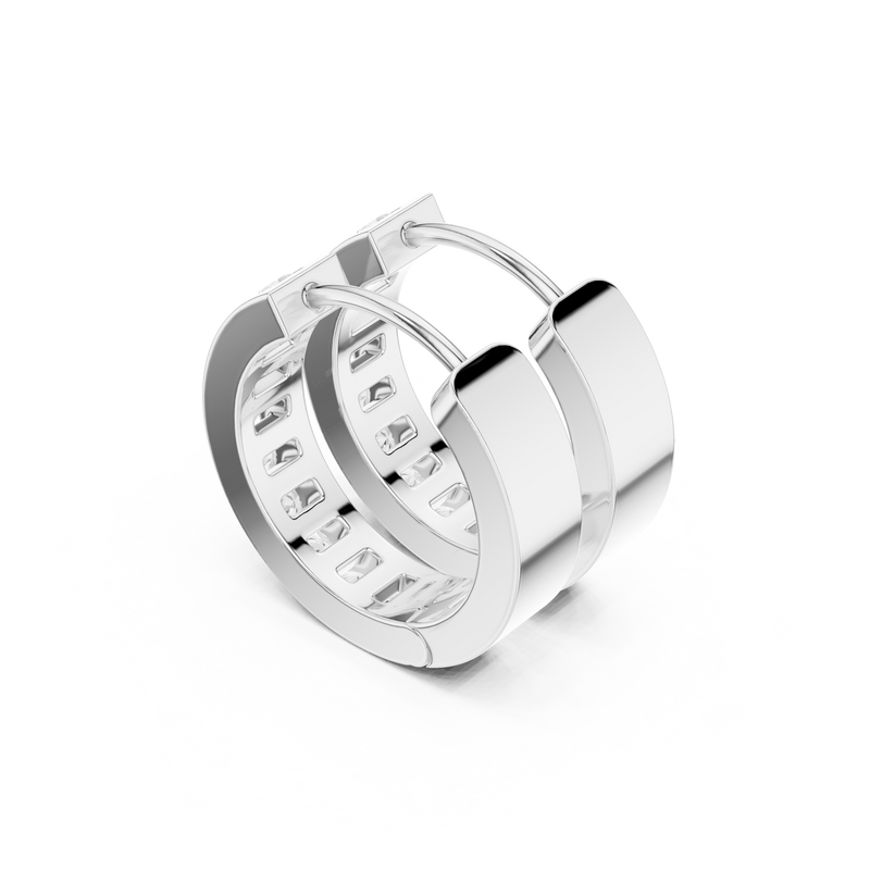 Earring 9#10114E - White Gold - Image
