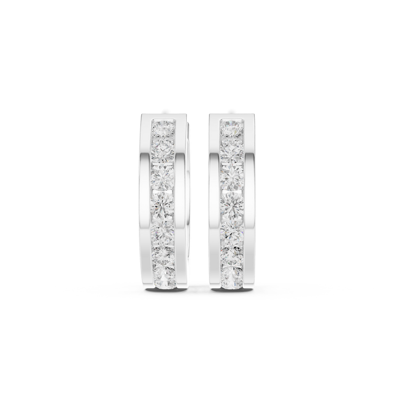 Earring 9#10114E - White Gold - Image