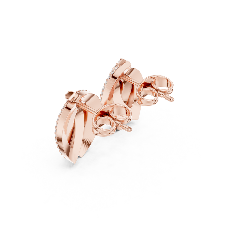 Earring 9#10115E@7 - Rose Gold - Image