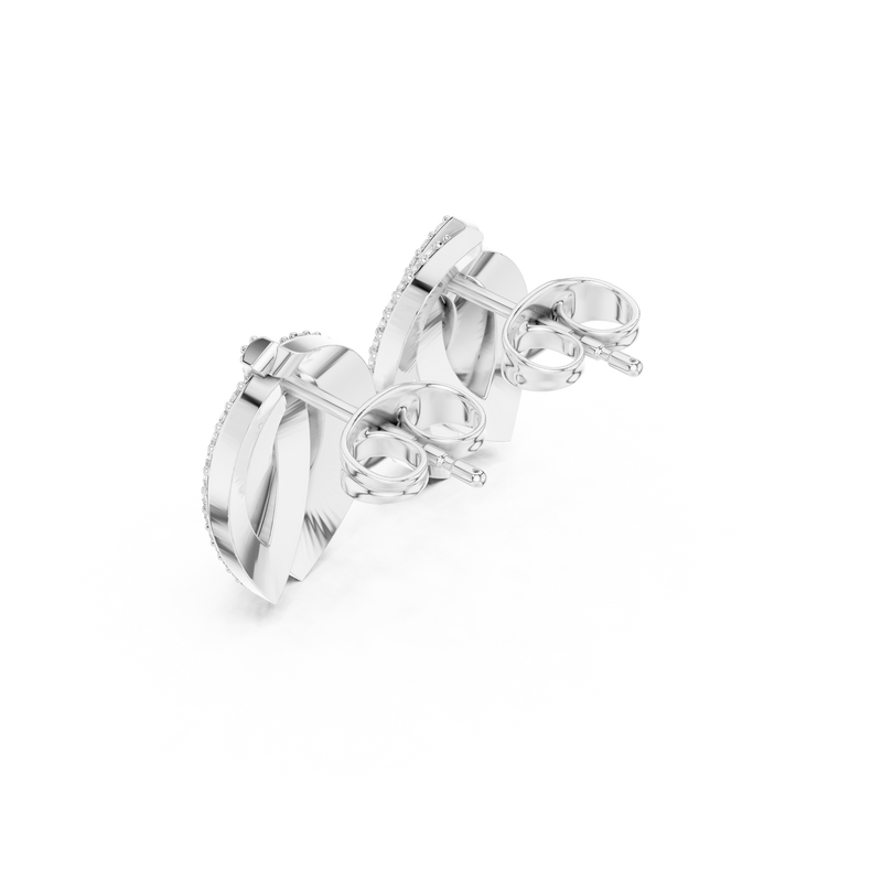 Earring 9#10115E@7 - White Gold - Image