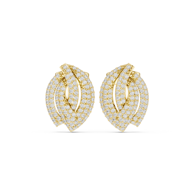 Earring 9#10115E@7 - Yellow Gold - Image