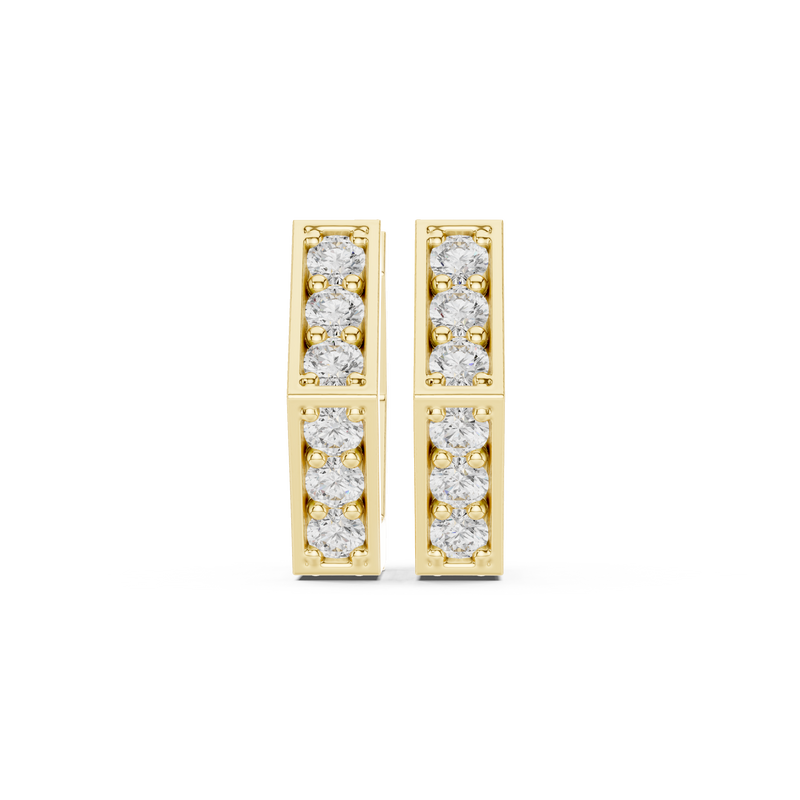 Earring 9#10118E@7 - Yellow Gold - Image