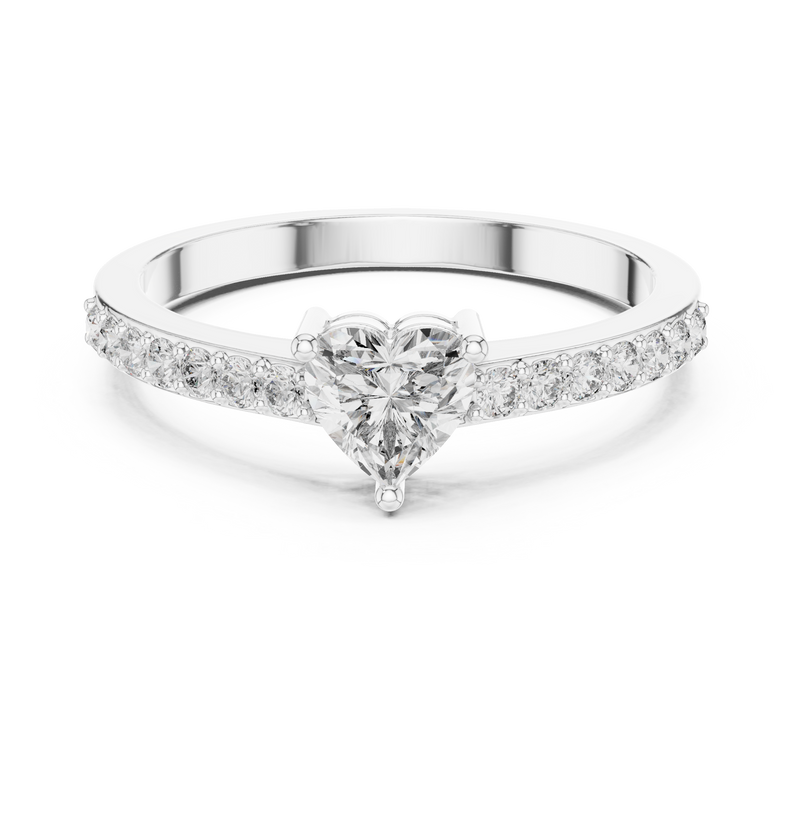 Ladies Ring ABR-31@7 - White Gold - Image