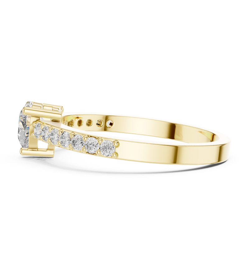 Ladies Ring ABR-31@7 - Yellow Gold - Image