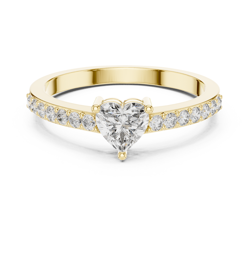 Ladies Ring ABR-31@7 - Yellow Gold - Image