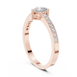 Ladies Ring ABR-31@7 - Rose Gold - Image