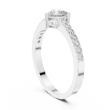 Ladies Ring ABR-31@7 - White Gold - Image