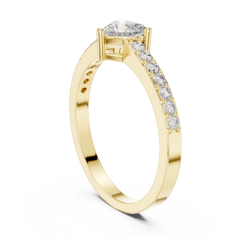 Ladies Ring ABR-31@7 - Yellow Gold - Image