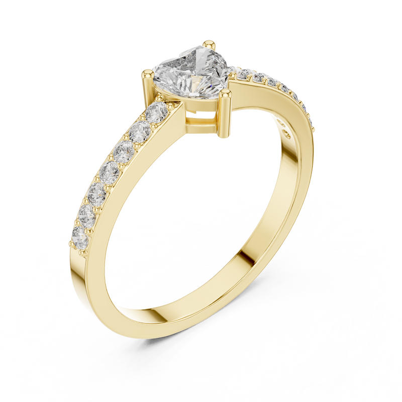 Ladies Ring ABR-31@7 - Yellow Gold - Image