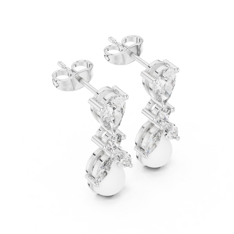 Earring AER-1 - White Gold - Image