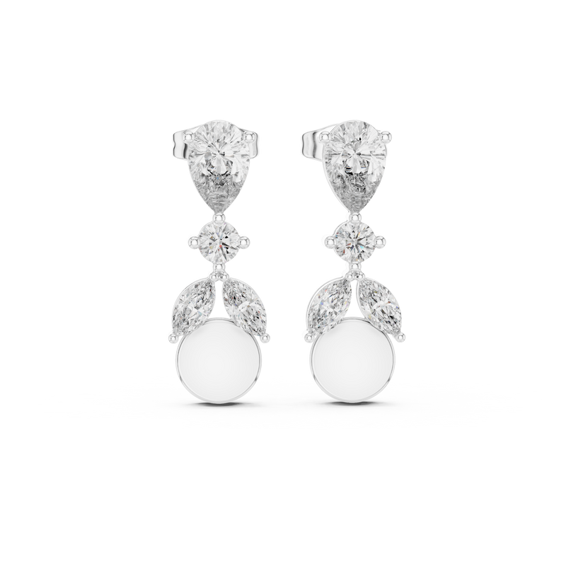 Earring AER-1 - White Gold - Image