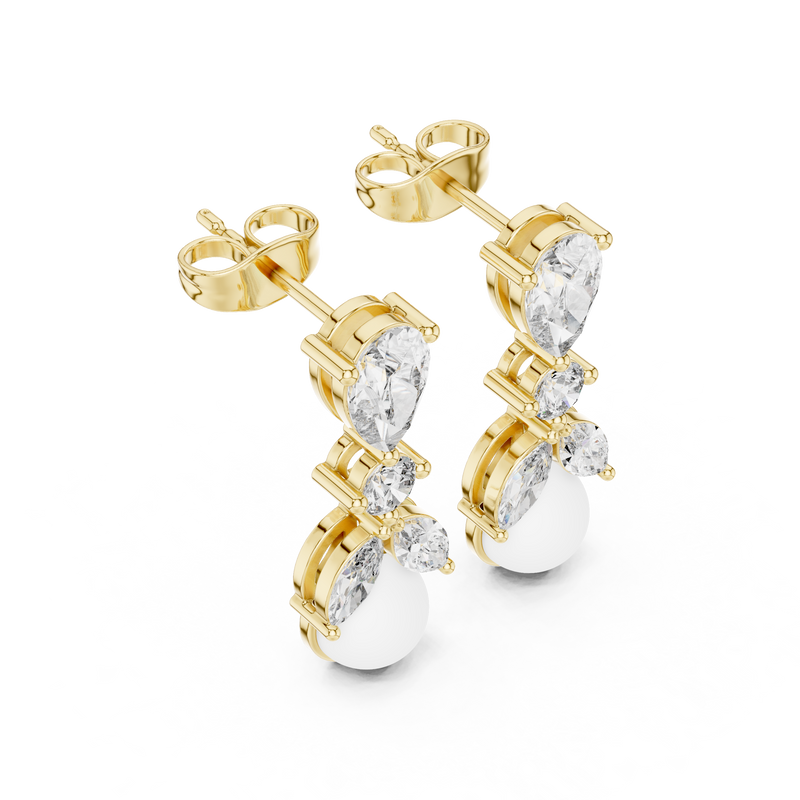 Earring AER-1 - Yellow Gold - Image