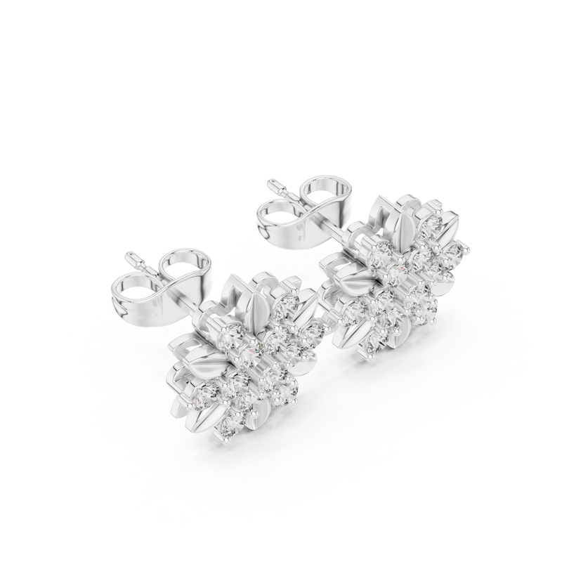 Earring AER-102@7 - White Gold - Image