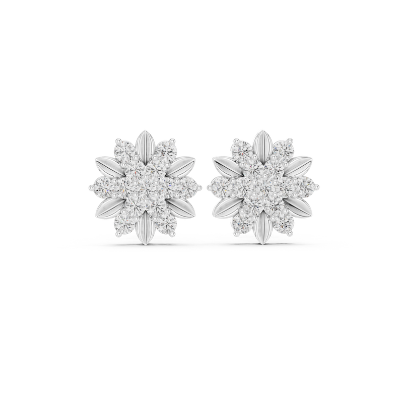 Earring AER-102@7 - White Gold - Image